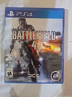 Front of PS4 Battlefield 4 case