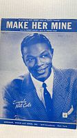 Front cover showing Nat "King" Cole portrait and title details