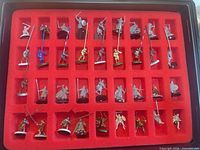 Tray containing about 30 Warhammer miniatures