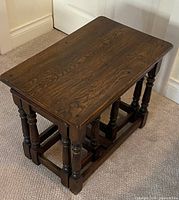 Large nesting table top and legs visible