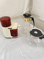 Full set: electric base, glass carafe, tapered server