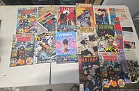 Full lot overview showing all comics laid out