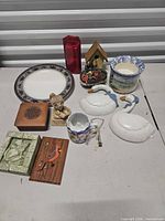 Group shot of all twelve items on table