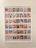 Full framed fashion icon poster on wall