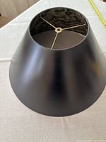 Black shade exterior profile on table