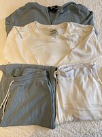 Overview of both lounge sets folded together