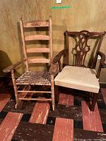 Both chairs side by side showing overall design and size contrast