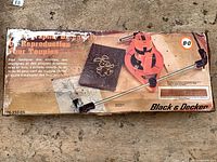 Full view of front of boxed Black & Decker Router Pantograph & Design Maker