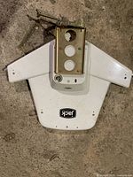 Front view of Jack HDTV antenna showing logo and overall shape
