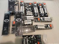 Overview of all sealed Optimum stud packs laid out