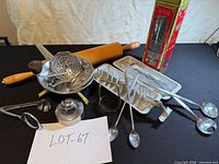 Group shot showing all utensils laid out