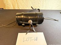 Full view of tool roll front with tie closure