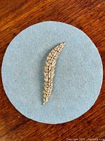 Front view showing full brooch design