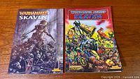 Front covers of both Skaven army books side by side
