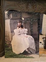 front view of entire bride photograph