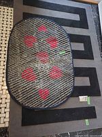 Both rugs stacked showing overall patterns