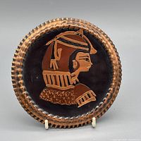 Front view showing pharaoh motif and rim