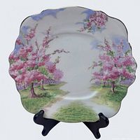 Front view of Royal Albert Blossom Time plate
