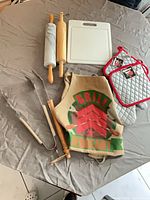 All items laid out on table