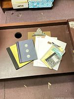 All items grouped on surface
