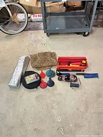 Group shot showing all items laid out