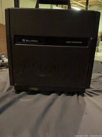 Closed Bell & Howell projector case front view