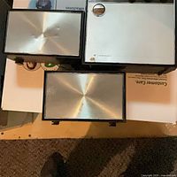 Three Coronado units with silver faceplates showing overall condition