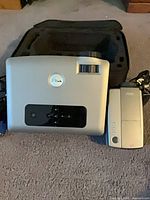 Dell projector, Citizen unit, case visible