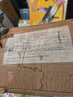 Box label showing DP Gympac 6000 Fitness System details