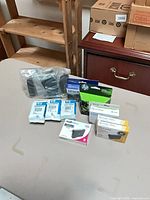 Group shot of all boxed and bagged ink cartridges