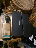 Labtec AM-22 sealed pack beside two RadioShack boxes