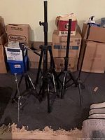 Group shot of all stands showing quantity and general condition