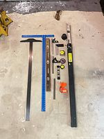 All tools laid out for overview