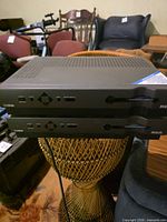 Two RCA DSS receivers stacked showing overall form