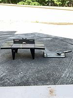 Router table and tile cutter full view