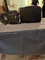 Projector and carrying case overview