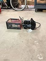 Both charger and inflator side by side