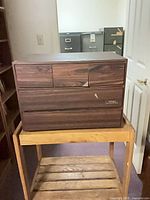 Front view showing drawer layout and TEAC badge