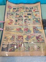 Full view of Mickey Mouse Sunday comic page showing entire layout and size