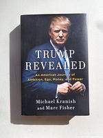 Hardcover book "Trump Revealed" front cover