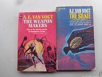 Front covers of both A. E. Van Vogt paperbacks