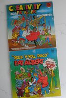 Front jackets of both Fat Albert vinyl albums