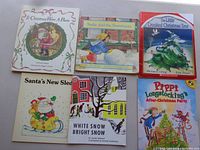 Six softcover Christmas picture books