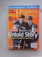 Front cover showing Beatles cover story and date