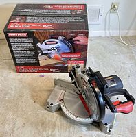 Saw with original box in background