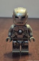 Front view showing torso, legs and helmet detail