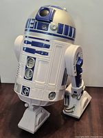 Front angled view of Hasbro R2-D2 figure