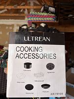 Front of Ultrean Cooking Accessories box showing item illustrations