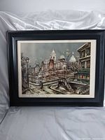 Full view of framed Maurice Legendre print
