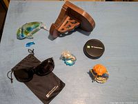 All items laid out on surface